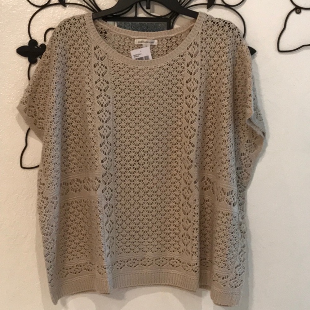 Woman’s Crochet Poncho Top